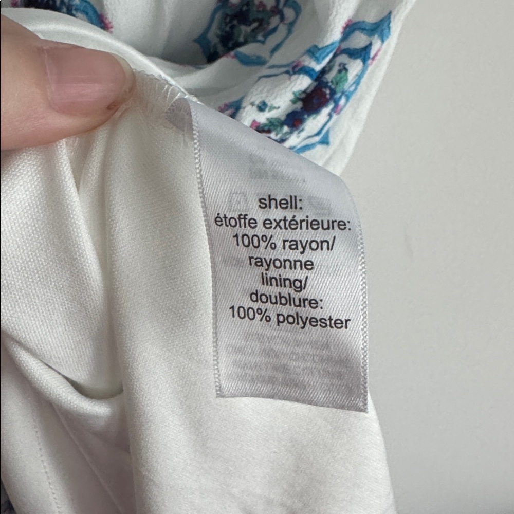 Maurices White and Blue Maxi Dress Size M - Picture 5 of 8